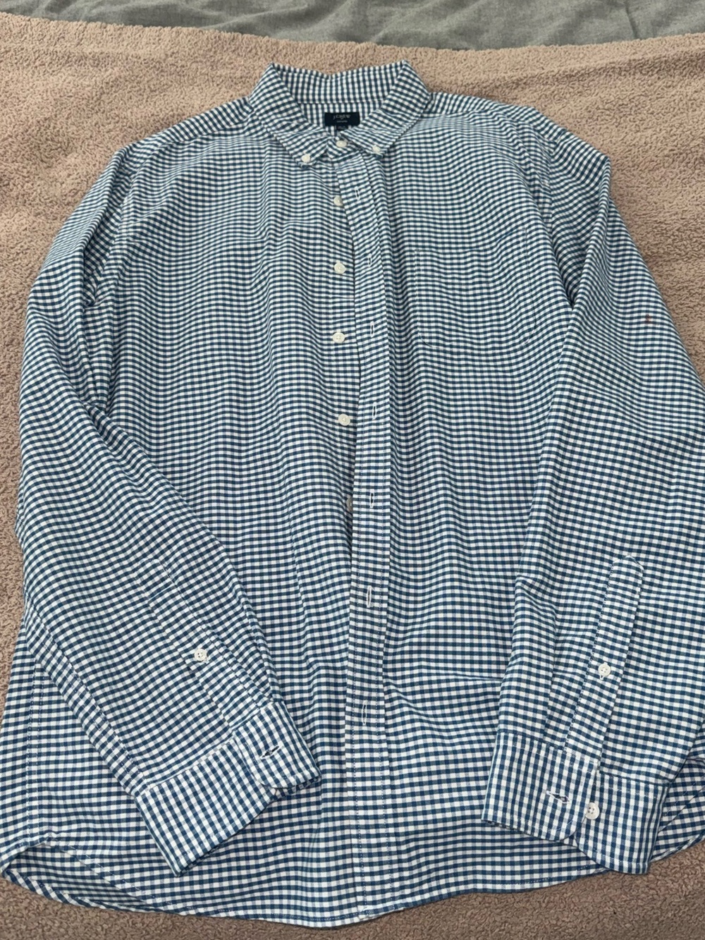 Jcrew Blue and White shirt
